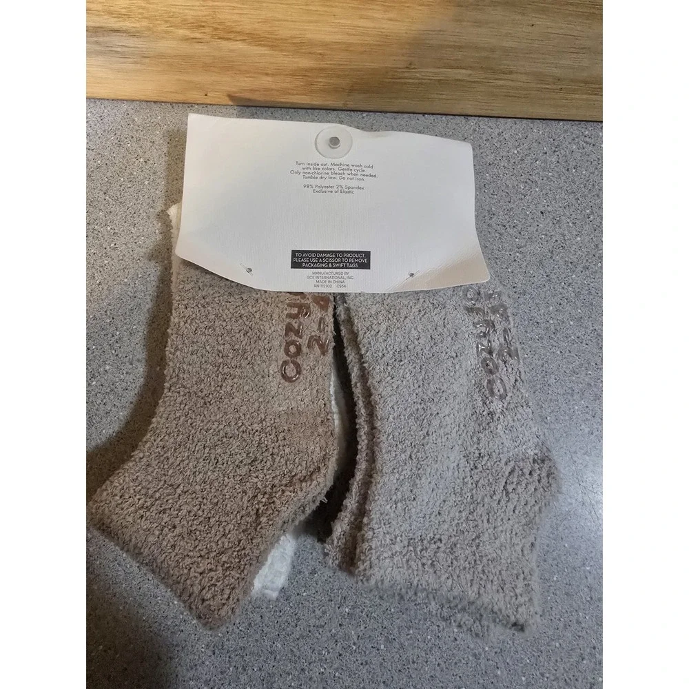 Cozy Soft Baby Socks, 12-24 Months, 4 Pack, Brown Bears
